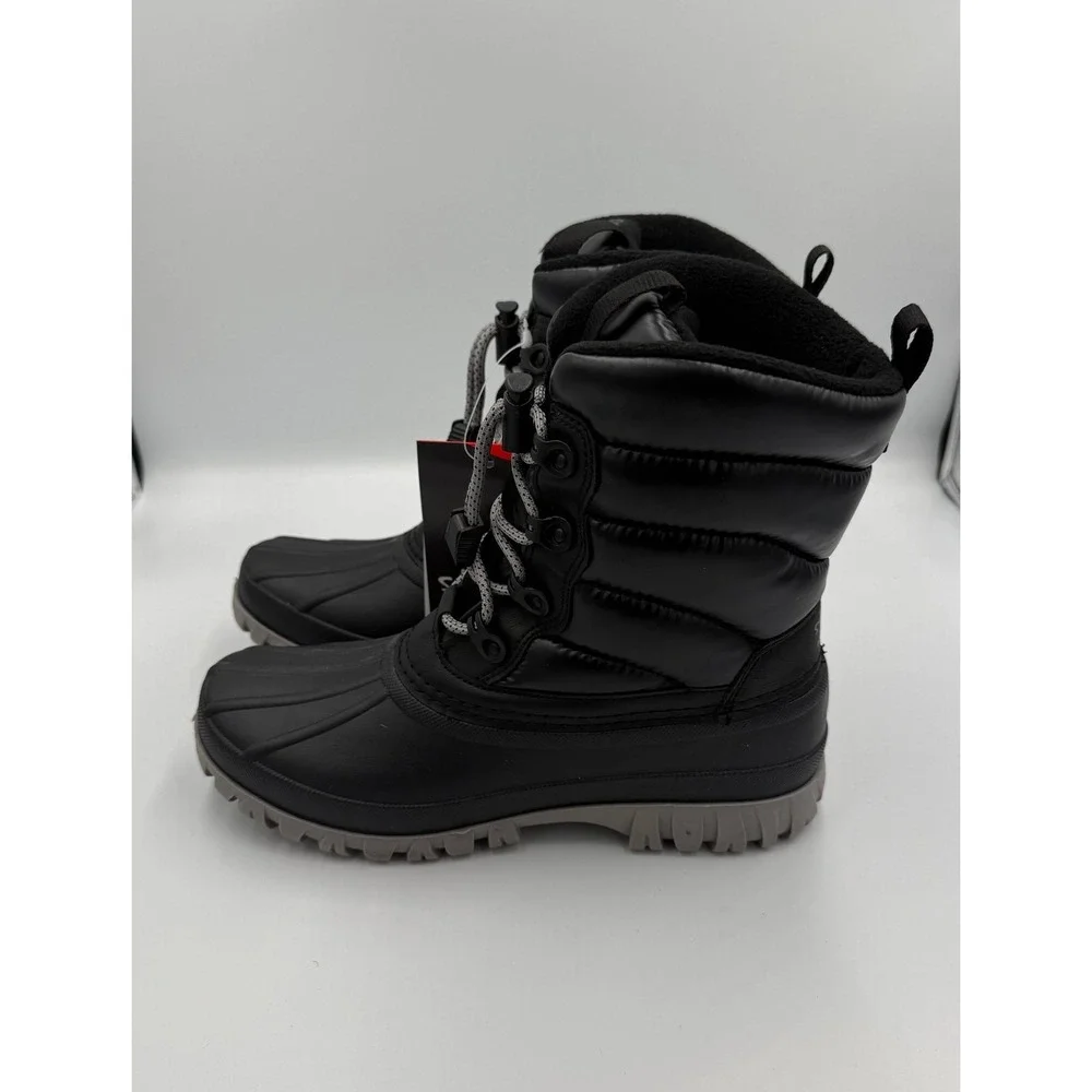 Storm by Cougar Cardiff N-Q Waterproof Puffy Snow Winter Boots Black Women 7 NWB - Picture 4 of 5